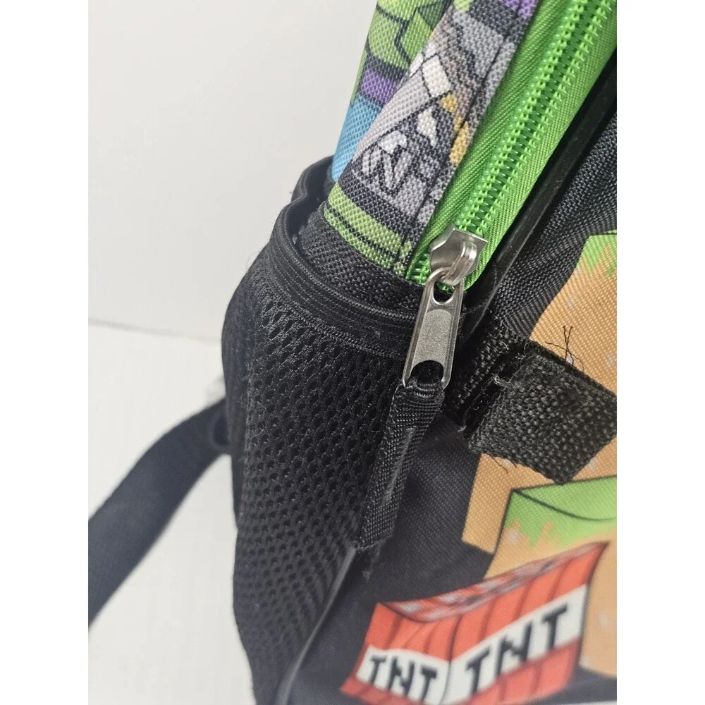 Minecraft Creeper TnT Adventure Mode 16-Inch Kids Backpack Back To School Bag